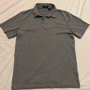 Grey mens polo shirt